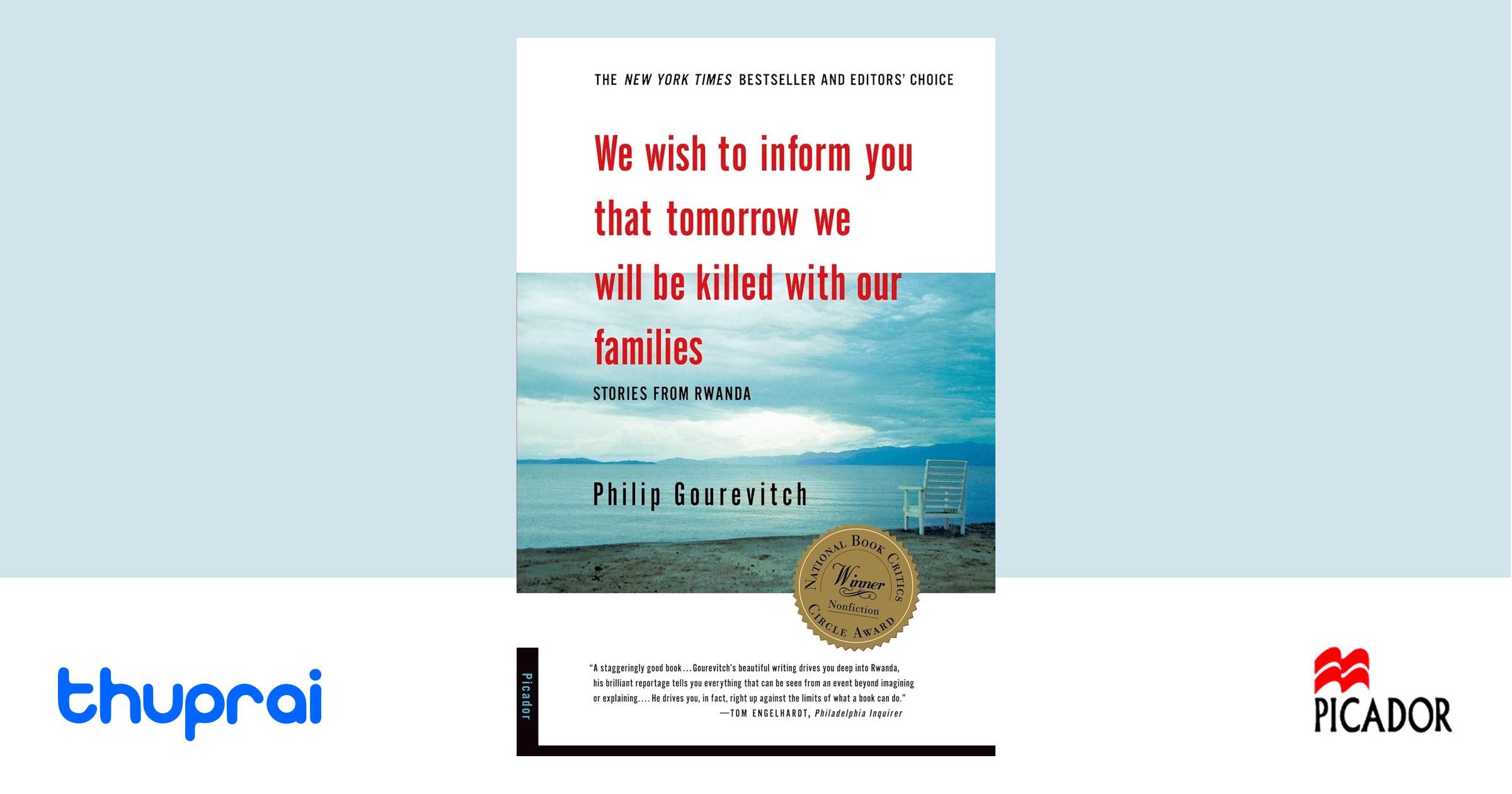 We Wish To Inform You That Tomorrow Pdf
