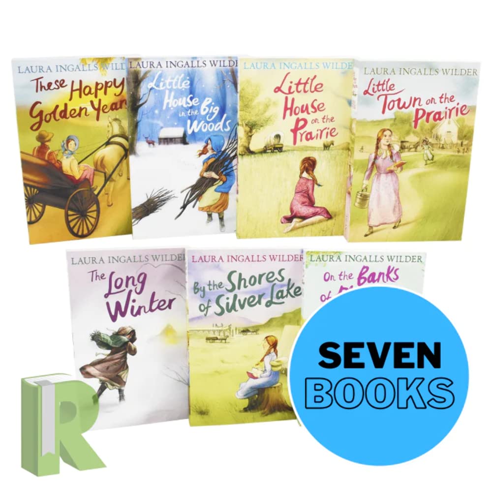 Little House on the Prairie Series 7 Books Collection by Laura
